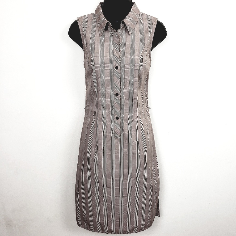 KENNETH COLE sleeveless plaid dress